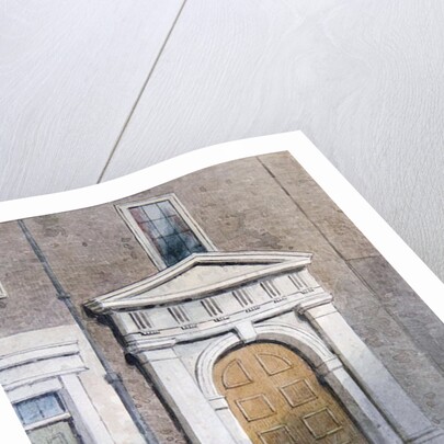 The Entrance to Masons' Hall, 1854 by Thomas Hosmer Shepherd