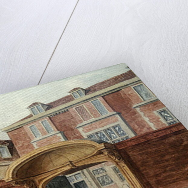 Entrance to Old Winchester House, 1839 by William Brown