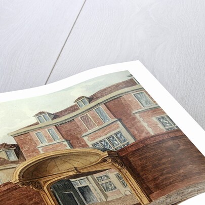 Entrance to Old Winchester House, 1839 by William Brown