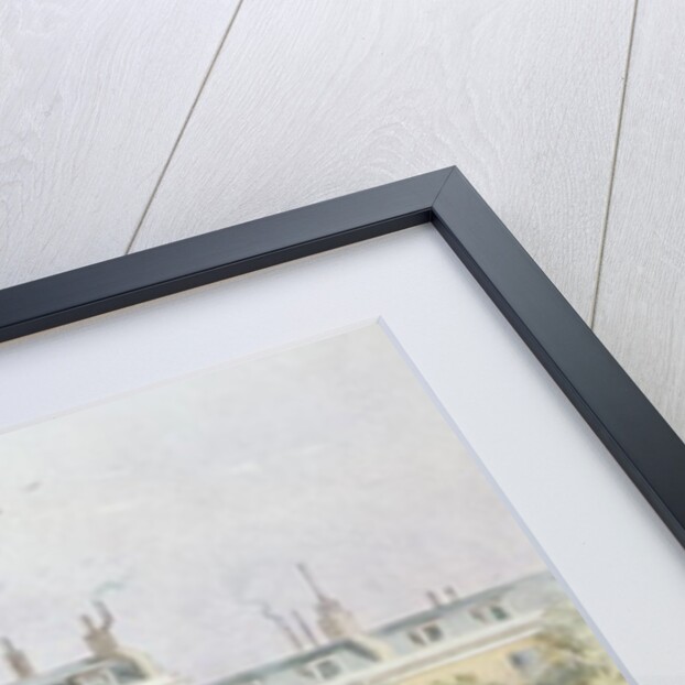 West front of Sir Robert Peel's House in Privy Garden 1851 by Thomas Hosmer Shepherd