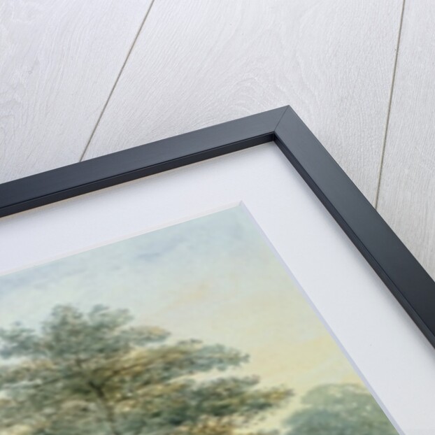 East front of Sir Robert Peel's House in Privy Garden 1851 by Thomas Hosmer Shepherd