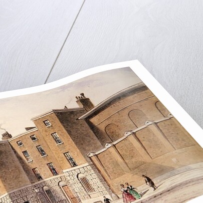 Whitecross Street Prison, 1850 by Thomas Hosmer Shepherd