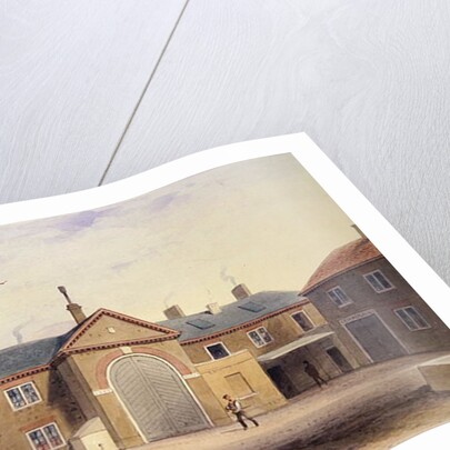 The City Green Yard, 1855 by Thomas Hosmer Shepherd