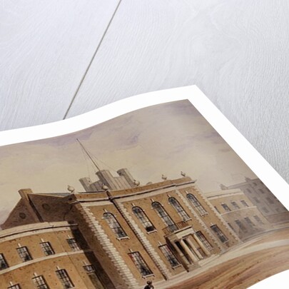Royal Artillery House, Finsbury Square, 1851 by Thomas Hosmer Shepherd