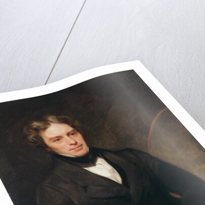 Portrait of Michael Faraday 1841-42 by Thomas Phillips