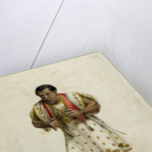 Portrait of Mr Edmund Kean as Othello by E.F. Lambert