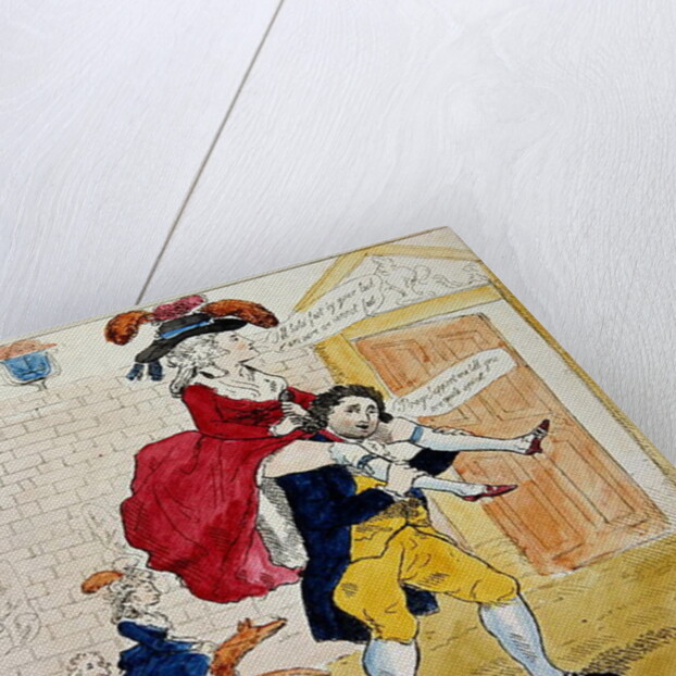 Ride for Ride or Secret Influence Rewarded, 1784 by English School