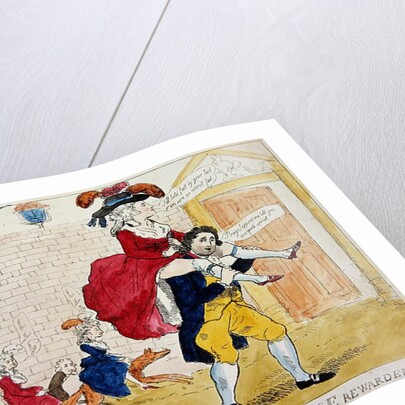 Ride for Ride or Secret Influence Rewarded, 1784 by English School