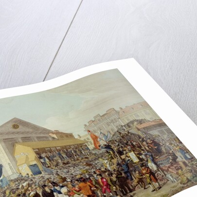 Representation of the Election of Members of Parliament for Westminster, 1818 by George Snr (after) Scharf