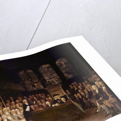 William Pitt addressing the House of Commons on the French Declaration of Wars 1793 by Anton Hickel