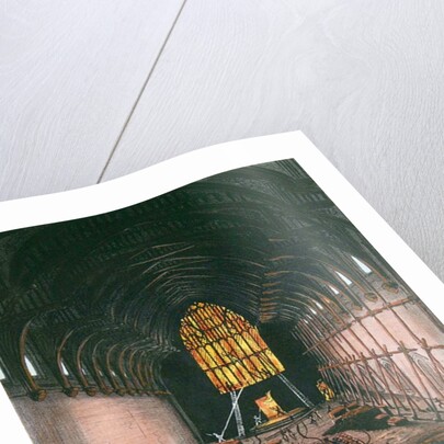 The Interior of Westminster Hall, 1834 by English School