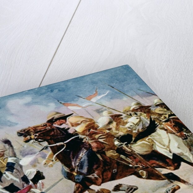 Charge of the 21st Lancers at Omdurman, 2nd September 1898 by William Barnes Wollen