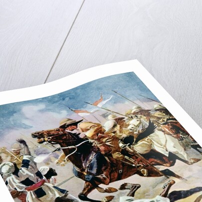 Charge of the 21st Lancers at Omdurman, 2nd September 1898 by William Barnes Wollen