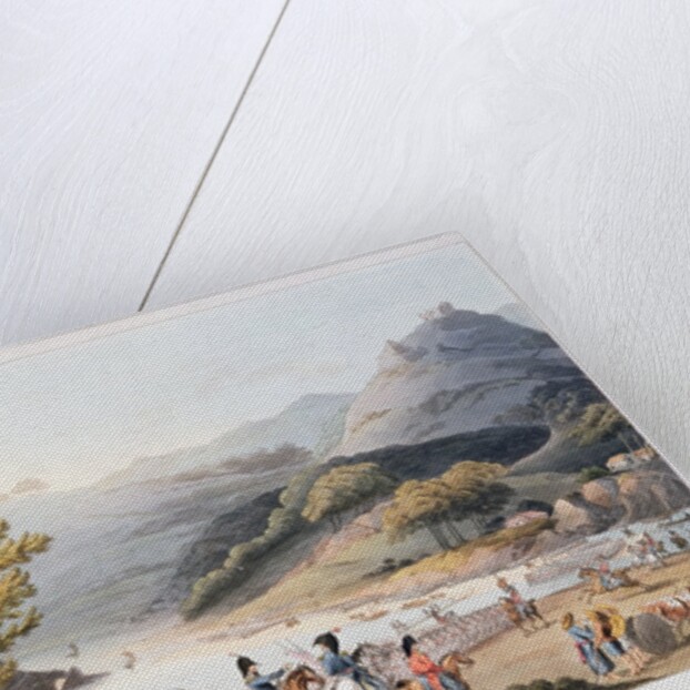 Fording of the River Mondego, engraved by C. Turner, 21st September 1810 by Thomas Staunton (after) St. Clair