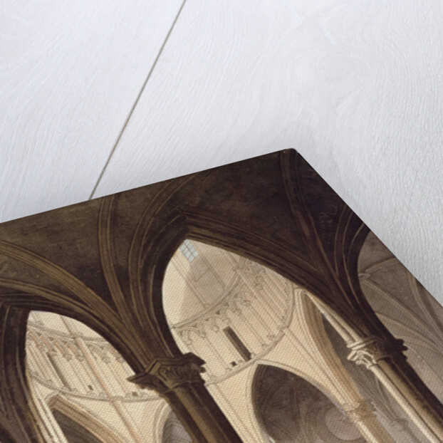 Temple Church, 1809 by T. & Pugin A.C. Rowlandson