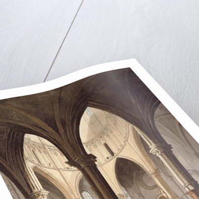 Temple Church, 1809 by T. & Pugin A.C. Rowlandson