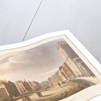 A View of Whitehall and The Horse Guards, from Ackermann's Repository of Arts, 1st June 1811 by English School