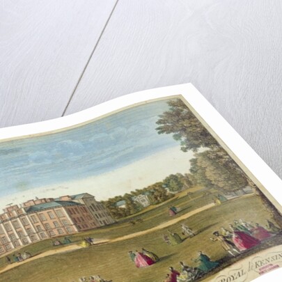 A Front View of the Royal Palace of Kensington by English School