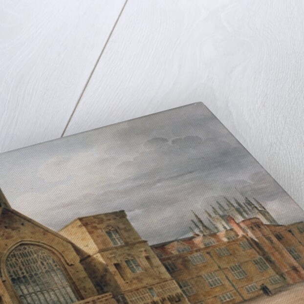 Entrance to Westminster Hall, 1807 by John Coney