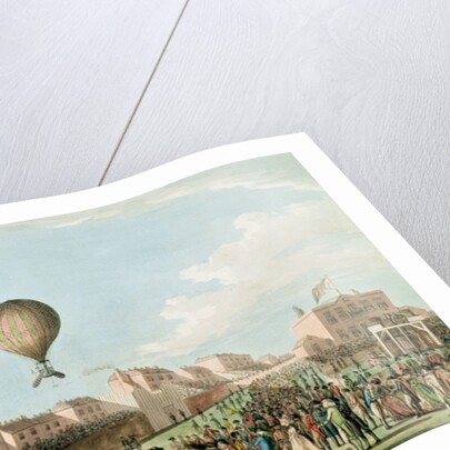 Vincent Lunardi's Aerial Ascent from the Artillery Ground, 15th September 1784 by English School