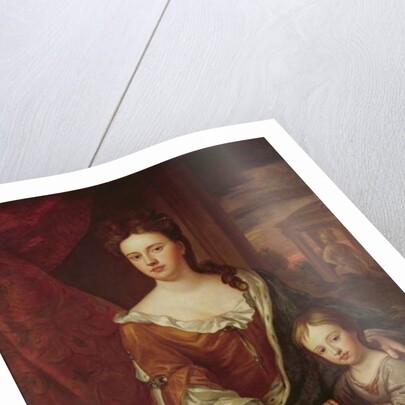 Queen Anne and William, Duke of Gloucester by Godfrey (after) Kneller