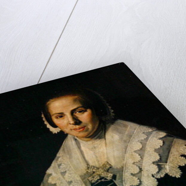 Portrait of a Woman with a Fan, 1640 by Frans Hals