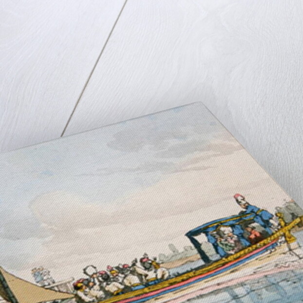 Pleasure Barges, 1803 by John Augustus Atkinson