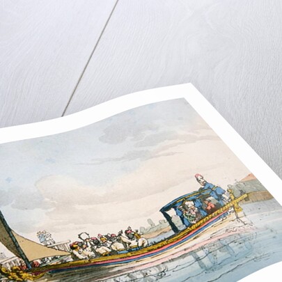 Pleasure Barges, 1803 by John Augustus Atkinson