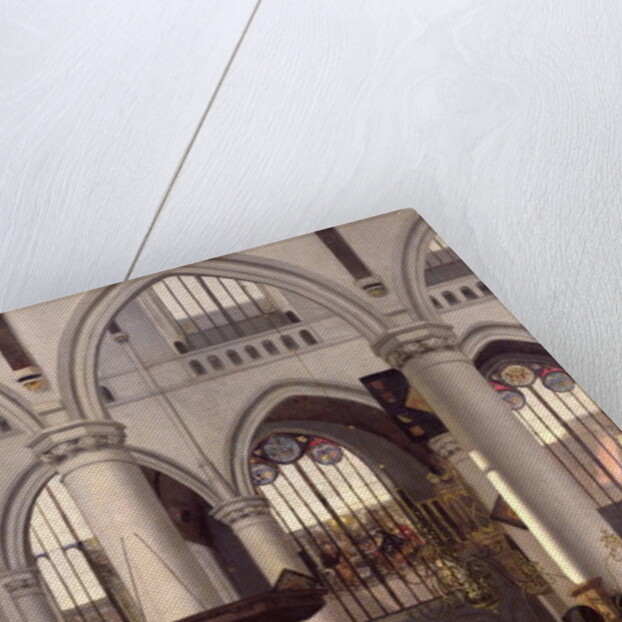 The Interior of Oude Kerk, Amsterdam, c.1660 by Emanuel de Witte