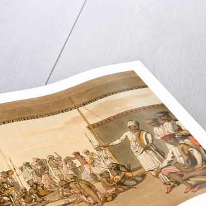 A Marratta Surdar entertaining Brahmuns by Thomas Baxter