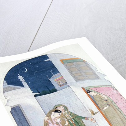 The Timid Bride, Kangra, c.1820 by Indian School