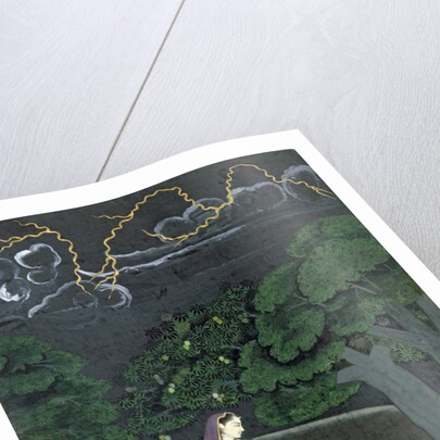 A lady on her way to a tryst, Guler, c.1760 by Indian School