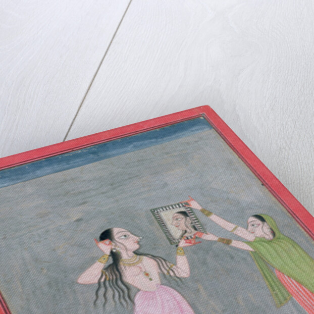 Lady at her toilet, Mankot, c.1730 by Indian School