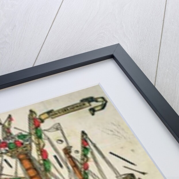 Battle of Zonchio, 1499 by Italian School