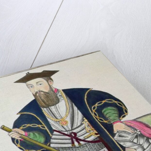 Portrait of Vasco de Gama by Pedro Barretto de Resende