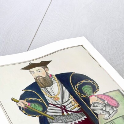 Portrait of Vasco de Gama by Pedro Barretto de Resende