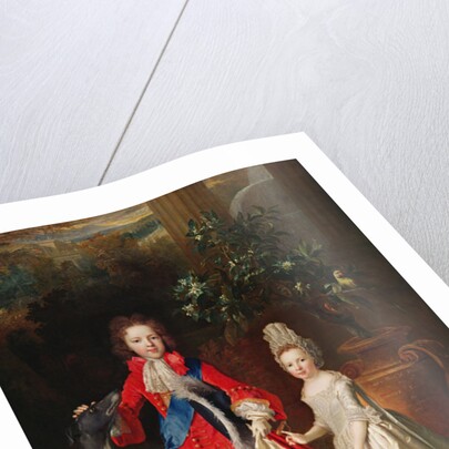 Prince James Francis Edward Stuart and Princess Maria Theresa Stuart, 1695 by Nicolas de Largilliere