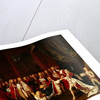 Queen Anne and the Knights of Garter, c.1725 by Pierre Angelis or Angillis