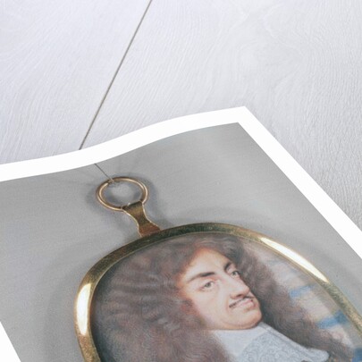 Miniature of Charles II by English School