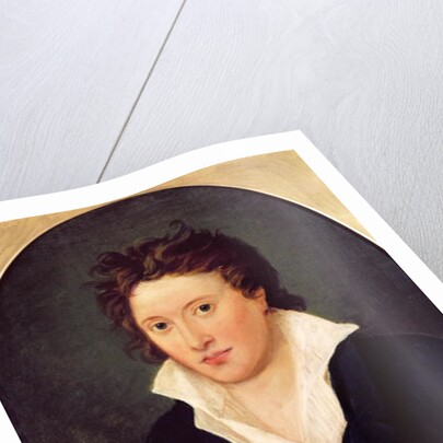 Portrait of Percy Bysshe Shelley, 1819 by Amelia Curran