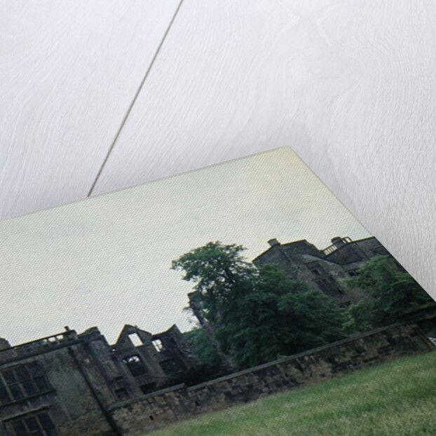 The Ruins of Old Hardwick Hall by Anonymous