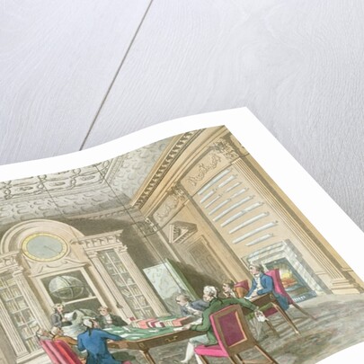 Board Room of The Admiralty, 1808 by T. & Pugin A.C. (1762-1832) (after) Rowlandson