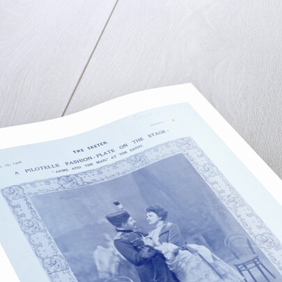 A Pilotelle Fashion-Plate on the Stage, 15th January 1908 by English Photographer