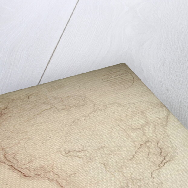 Outlines of the Physical and Political divisions of South America, 1810 by Aaron Arrowsmith