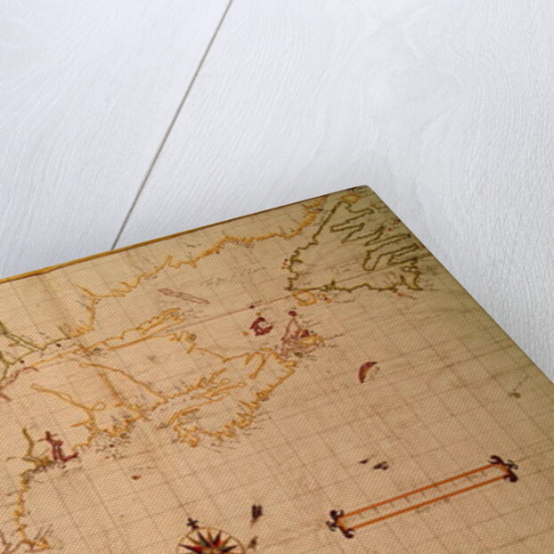The Velasco Map, facsimile, 1610 by English School
