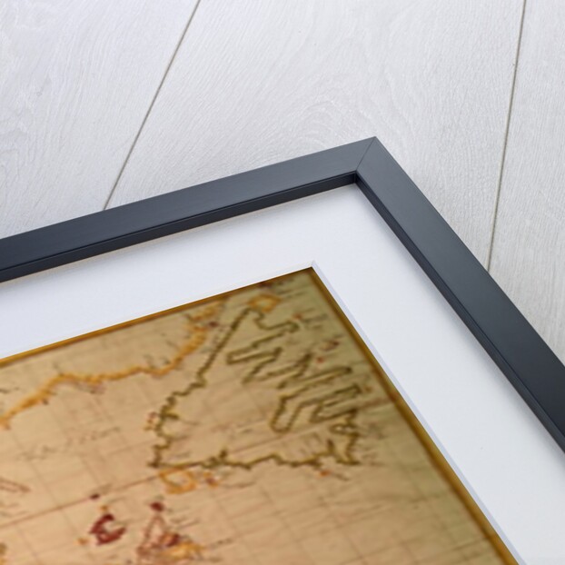 The Velasco Map, facsimile, 1610 by English School