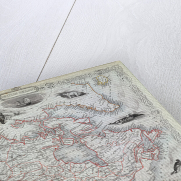 Map of British America, ca 1853 by John Rapkin