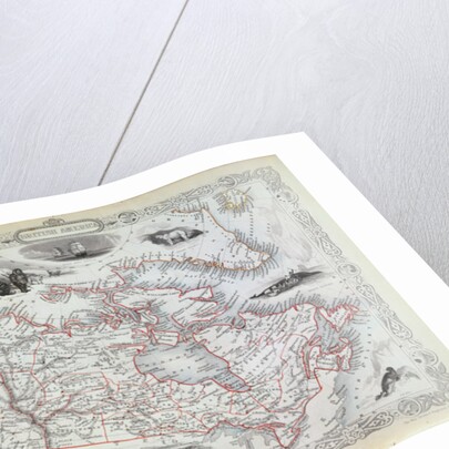 Map of British America, ca 1853 by John Rapkin