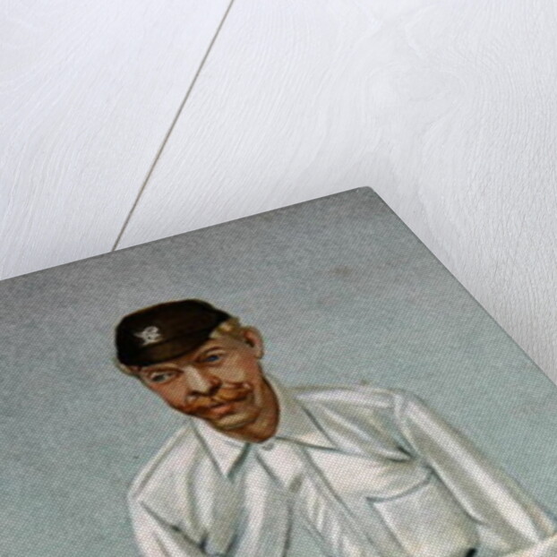 Bobby, caricature of the cricketer Robert Abel, published 5th June 1902 in Vanity Fair by Leslie Matthew Ward