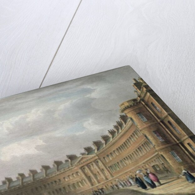 Lansdown Crescent, Bath, 1820 by David Cox